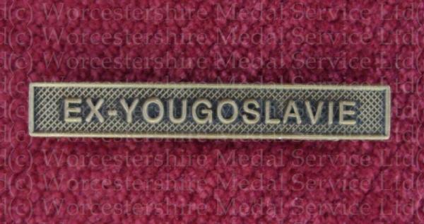 Worcestershire Medal Service: NATO Clasp - Ex Yugoslavie