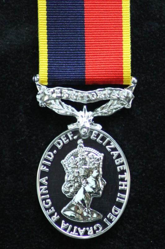 Worcestershire Medal Service: Efficiency Medal EIIR (Territorial) (HAC)