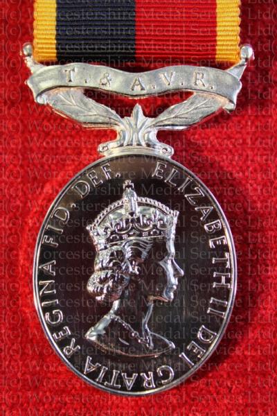 Worcestershire Medal Service: Efficiency Medal EIIR (T&AVR) (HAC)