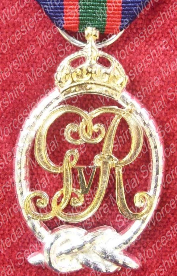 Worcestershire Medal Service: Royal Naval Volunteer Reserve Decoration GV