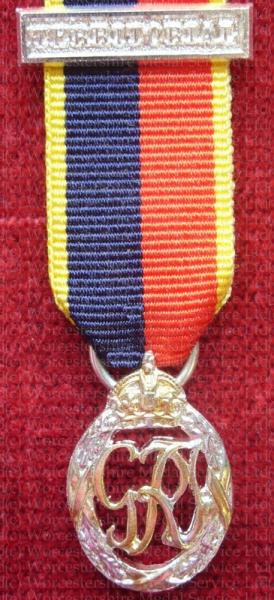 Territorial Decoration GVI (HAC) Miniature Medal
