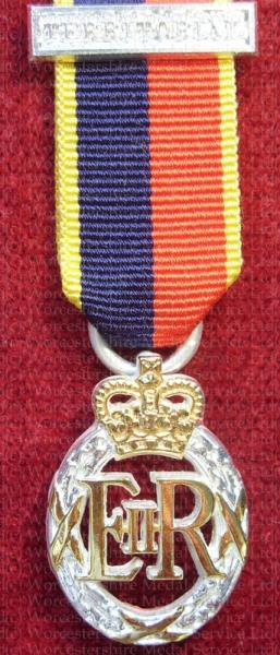 Territorial Decoration EIIR (HAC) Miniature Medal