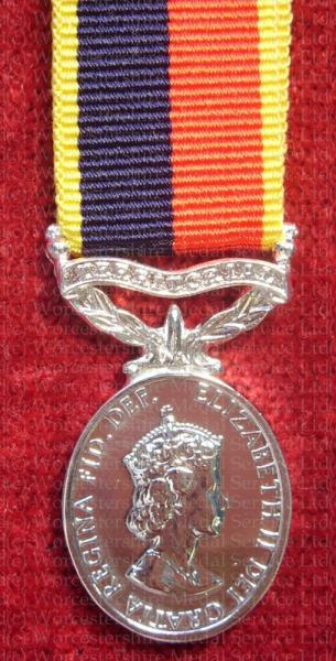 Efficiency Medal EIIR (Territorial) (HAC) Miniature Medal
