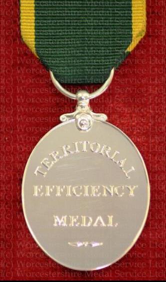 Territorial Efficiency Medal GV (Ring Suspension)