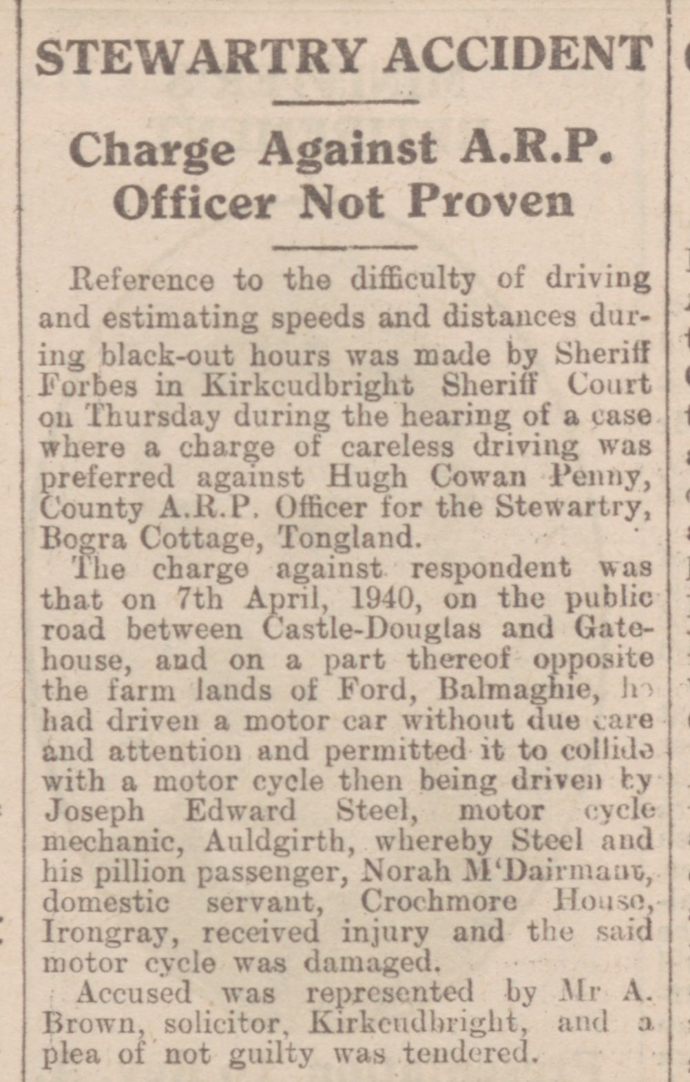 WW1 Gp - Penny - RFA