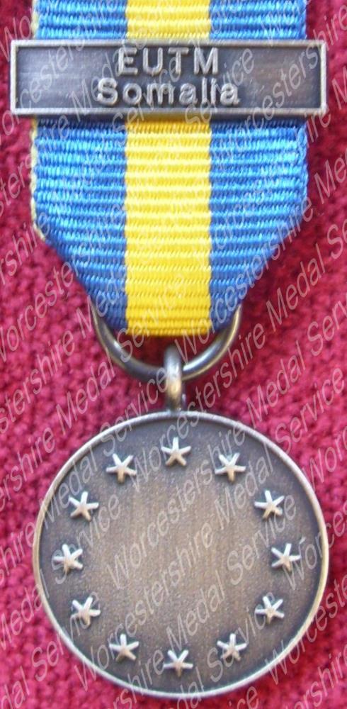EU - ESDP Medal EUTM Somalia clasp Miniature Medal