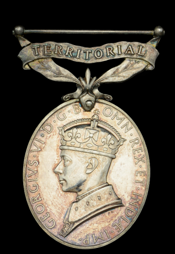 Efficiency Medal (Territorial) - Bdr G W Hood RA