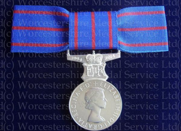Worcestershire Medal Service: Ladies Bow - Miniature No Tails