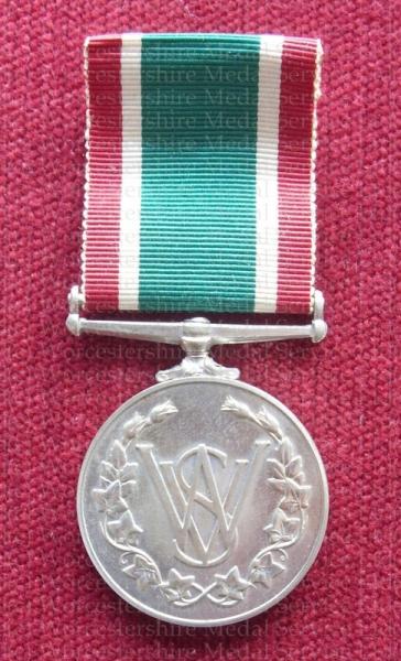 Womens Voluntary Service Medal in case