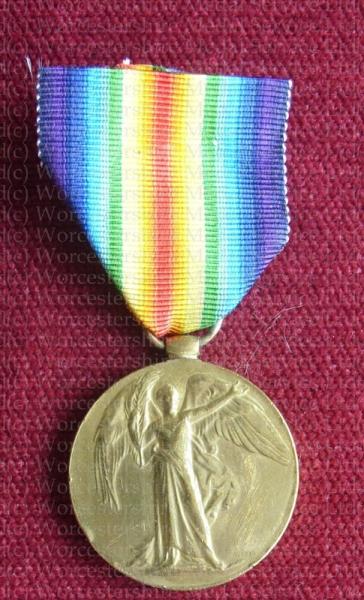 Worcestershire Medal Service: Victory Medal Samways Manch R