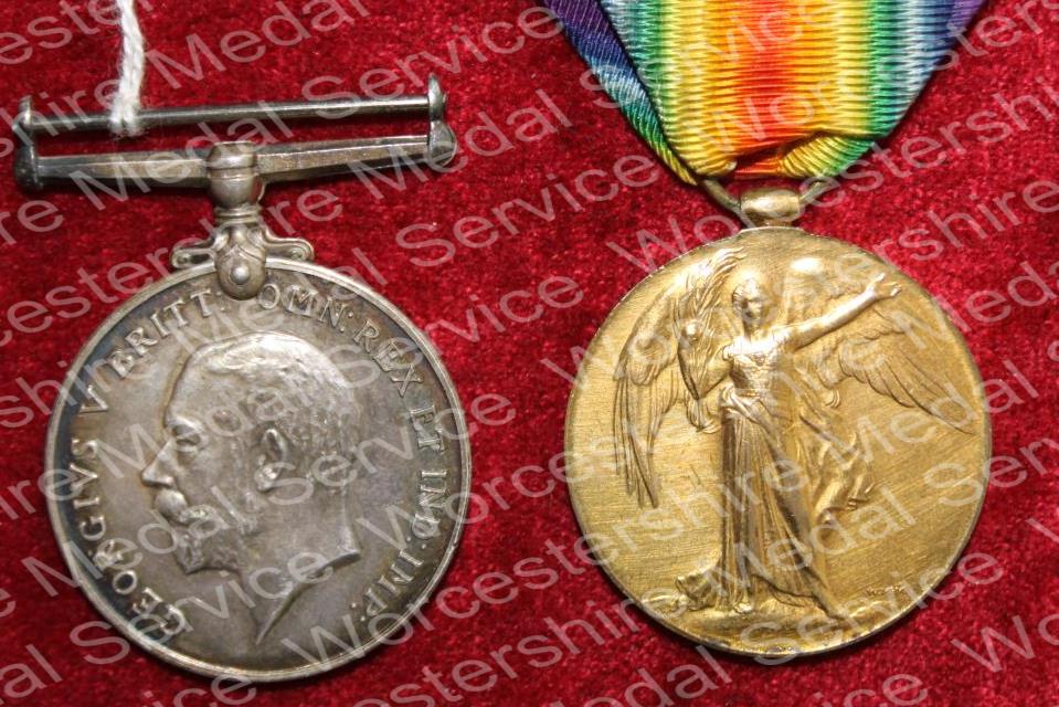 Worcestershire Medal Service: Pair Soan R Hamps R