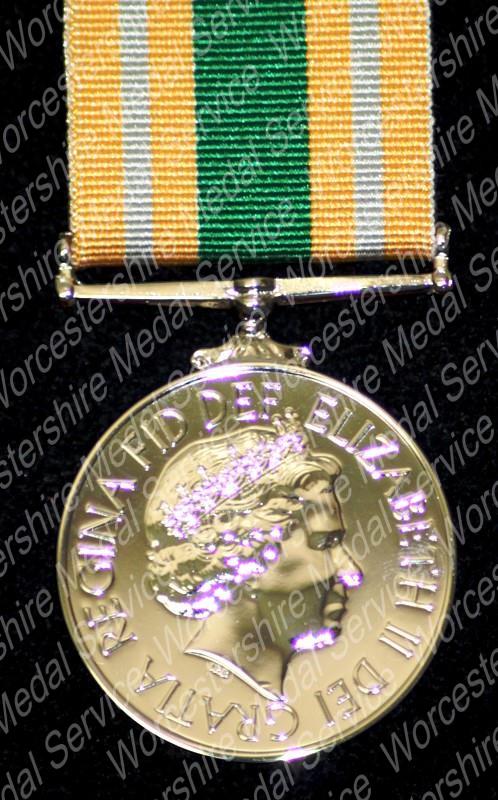 Worcestershire Medal Service: Civilian Service Medal Afghanistan