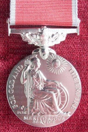 Worcestershire Medal Service: BEM - GV 2nd Type (Civil)