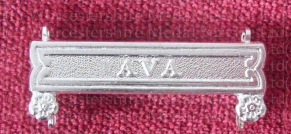 Worcestershire Medal Service: Clasp - Ava