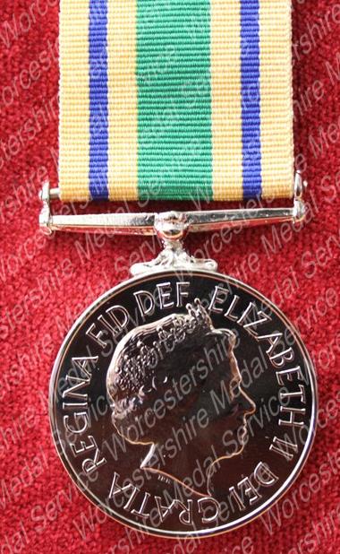 Worcestershire Medal Service: Iraq Reconstruction Service Medal