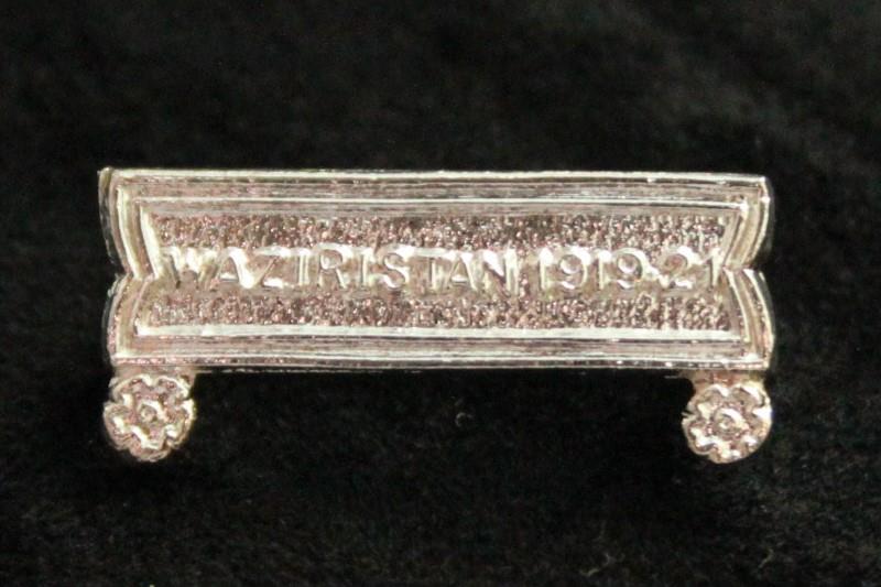 Worcestershire Medal Service: Clasp - Waziristan 1919-21