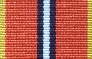 Papua New Guinea - 10th Ann. of Independence Miniature Size Ribbon