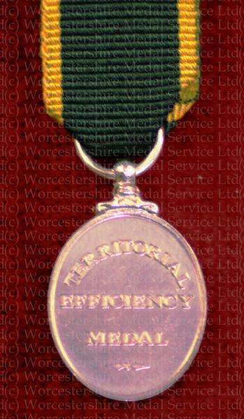 Territorial Efficiency Medal GV (Ring Suspension)