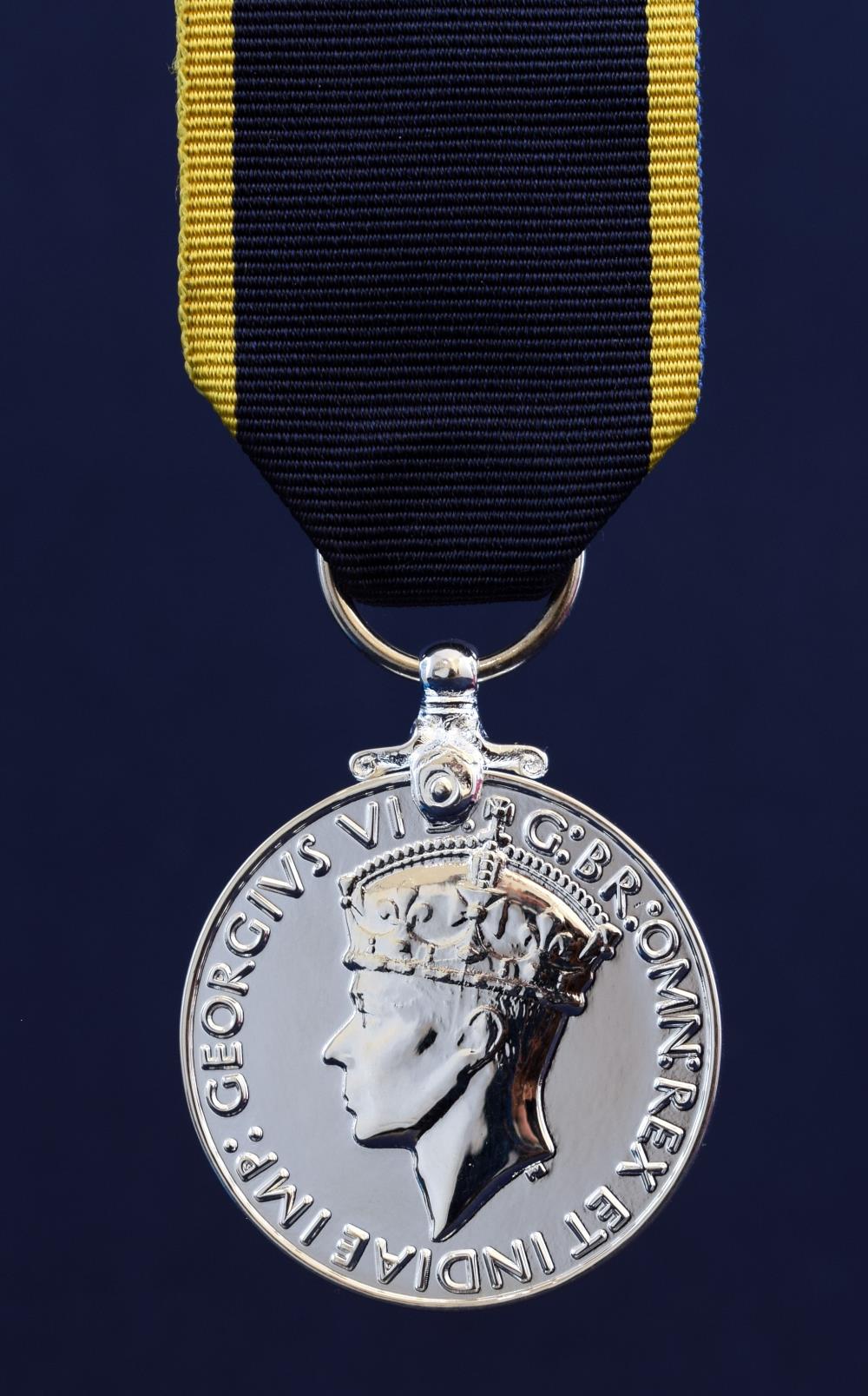Worcestershire Medal Service: Edward Medal Mines GVI (Silver)