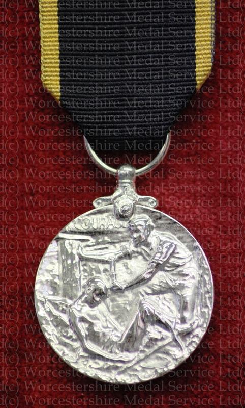 Edward Medal Mines EIIR (Silver)