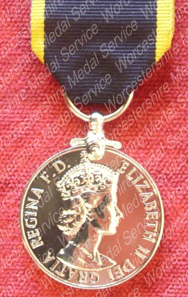 Worcestershire Medal Service: Edward Medal Mines EIIR (Silver)