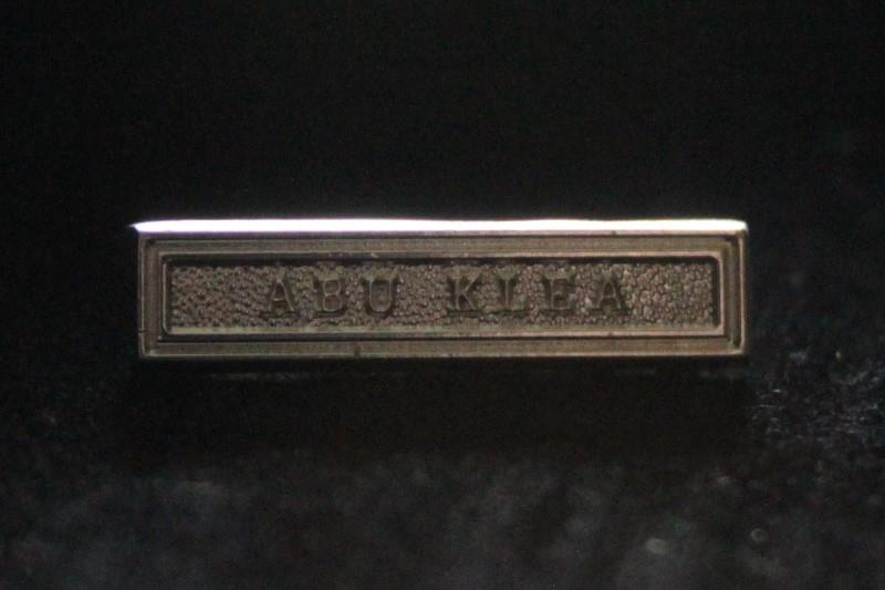 Worcestershire Medal Service: Clasp - Abu Klea (Egypt 1882-89)