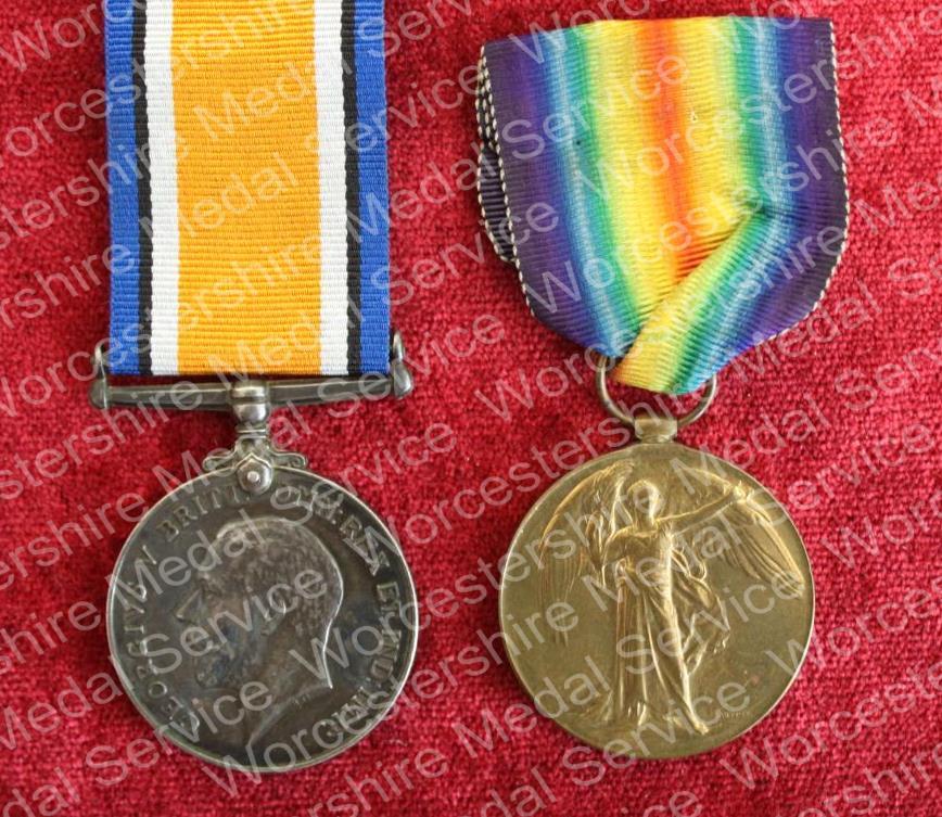 Worcestershire Medal Service: BWM VM Sloane Middlesex R