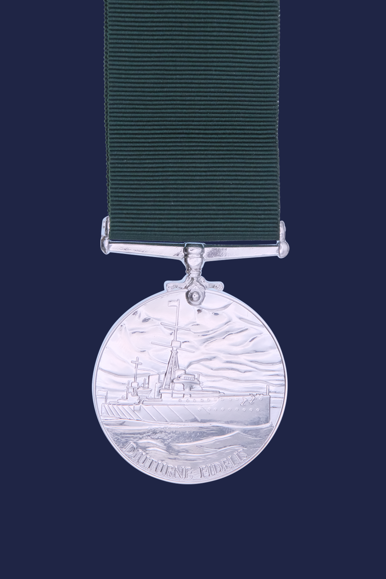 Royal Naval Reserve Long Service Medal - GV (Admirals Bust)