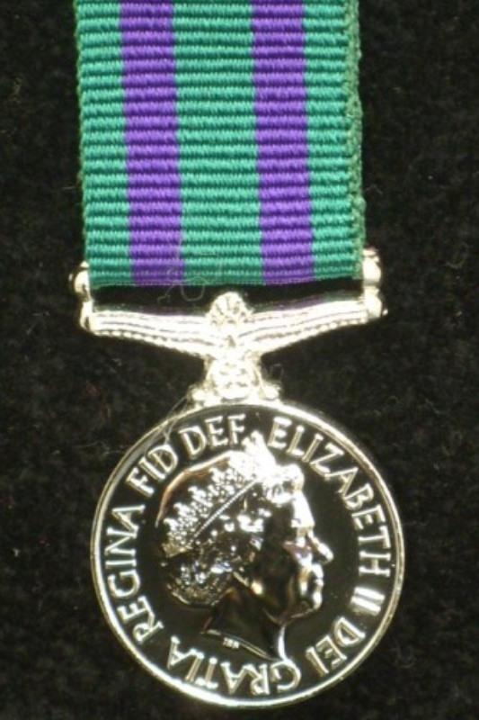 Worcestershire Medal Service: General Service Medal 2008