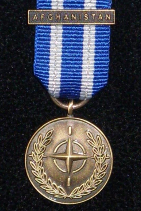NATO - Afghanistan Miniature Medal