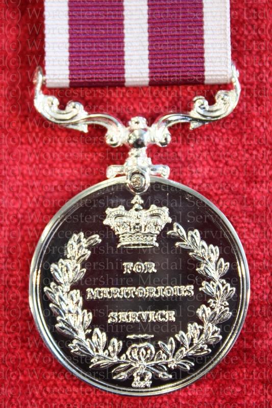 Meritorious Service Medal EIIR (DEI:GRATIA)