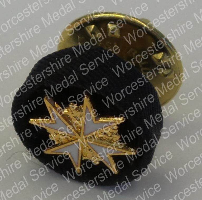 Worcestershire Medal Service: Order of St John Knight of Justice Lapel Badge