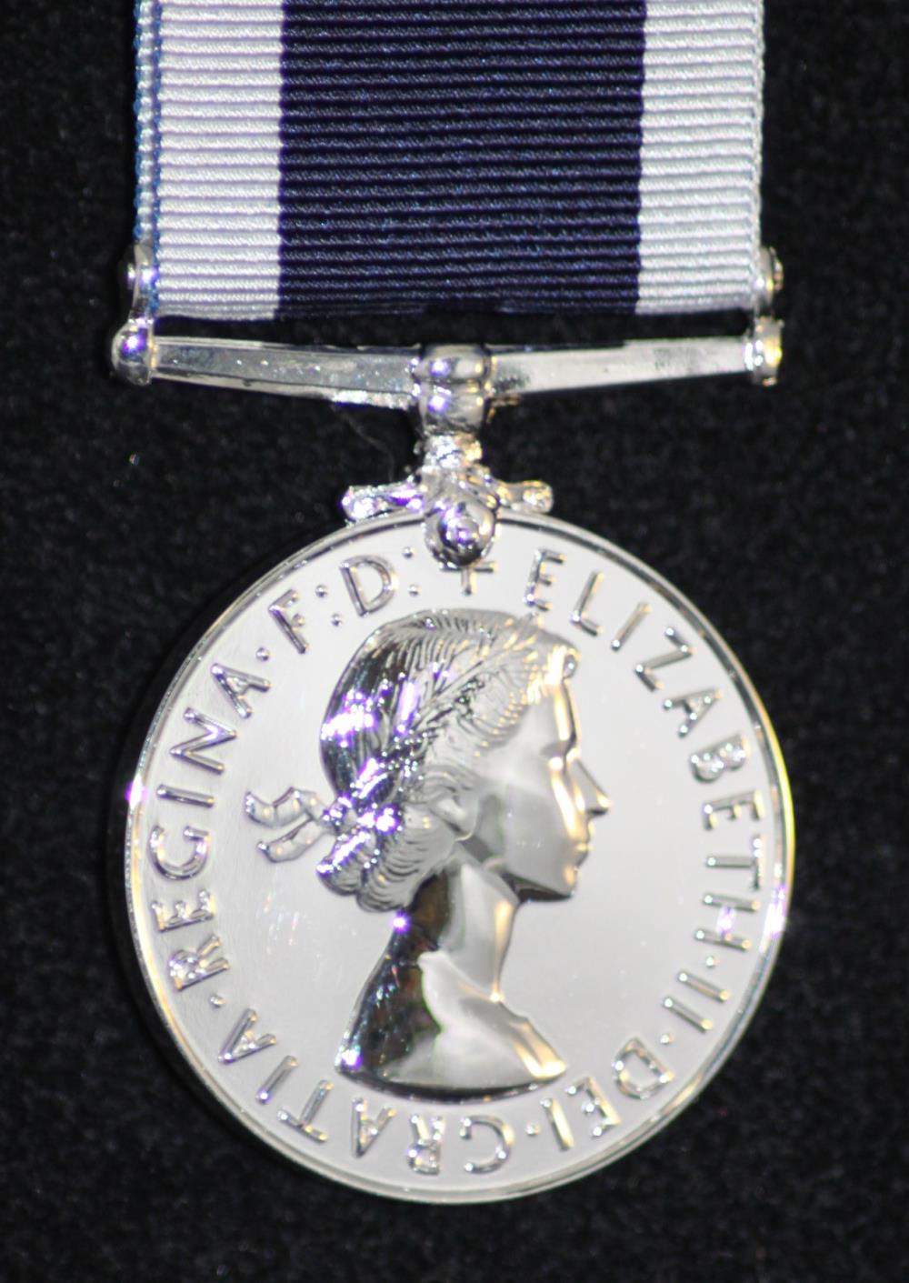 Worcestershire Medal Service: NAVY LSGC EIIR post 1952 (DEI GRATIA)