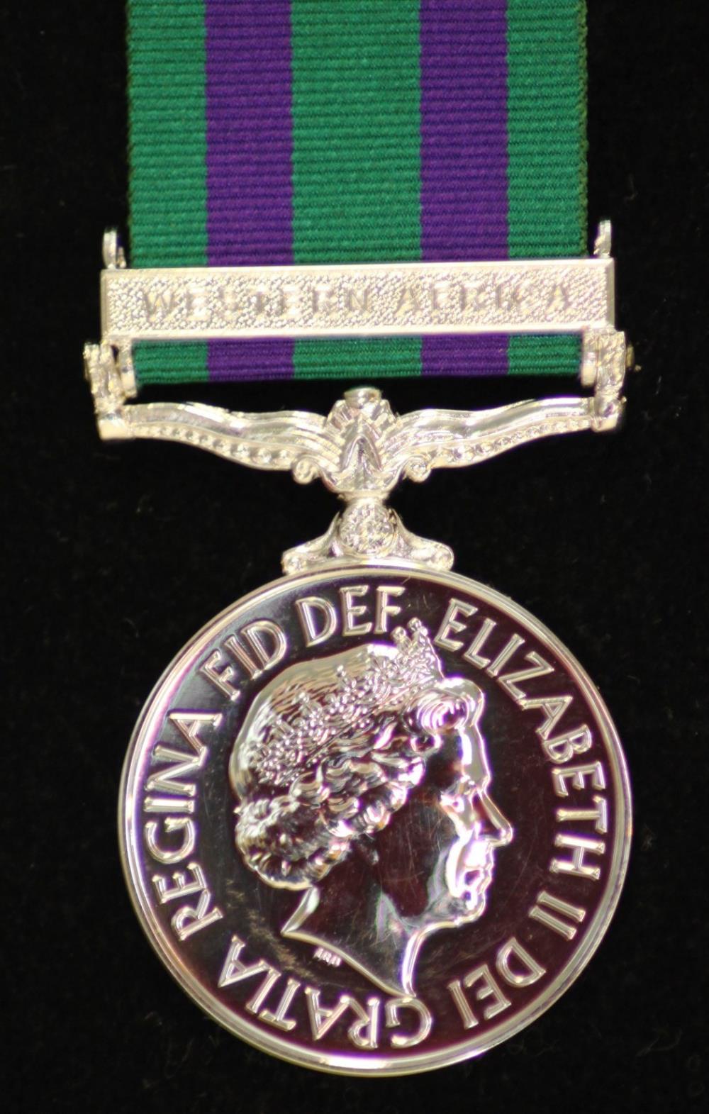 Worcestershire Medal Service: GSM 2008 with clasp Western Africa