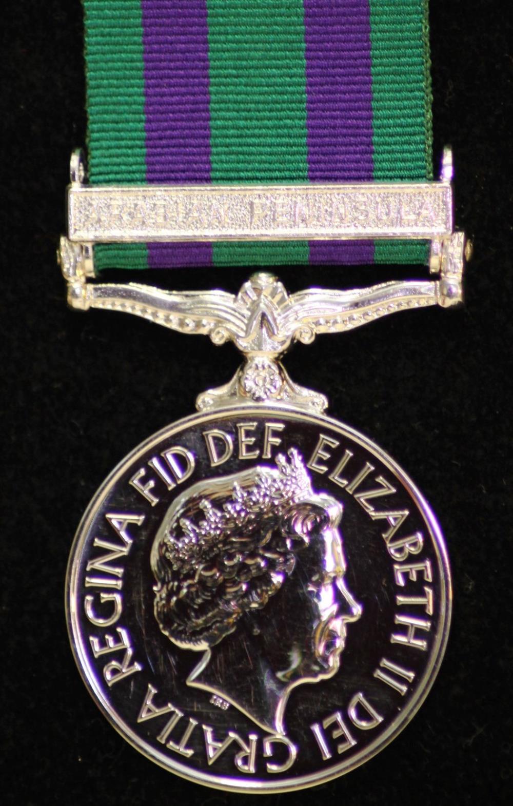 Worcestershire Medal Service: GSM 2008 with clasp Arabian Peninsula