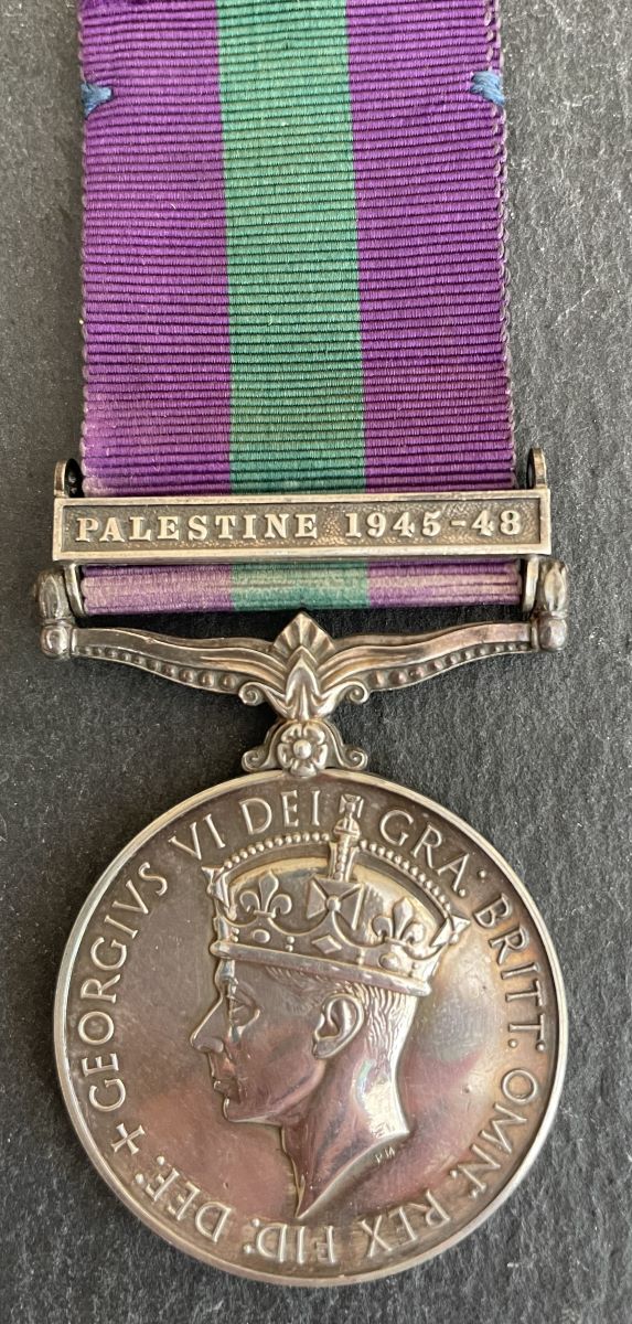 GSM Palestine 1945-48 - Mullens, REME