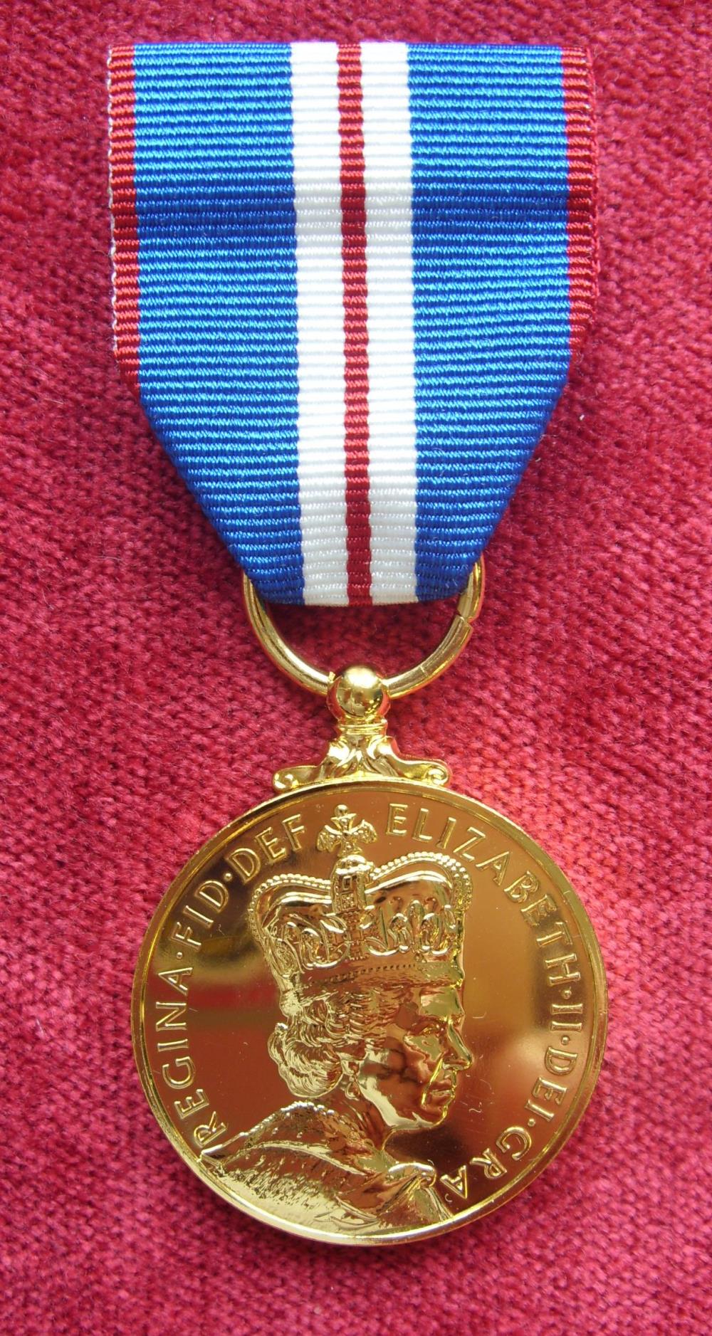 Worcestershire Medal Service: 2002 Golden Jubilee Medal - Original