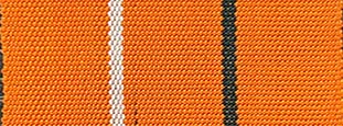 Worcestershire Medal Service: India - Sainya Sava Medal full size ribbon