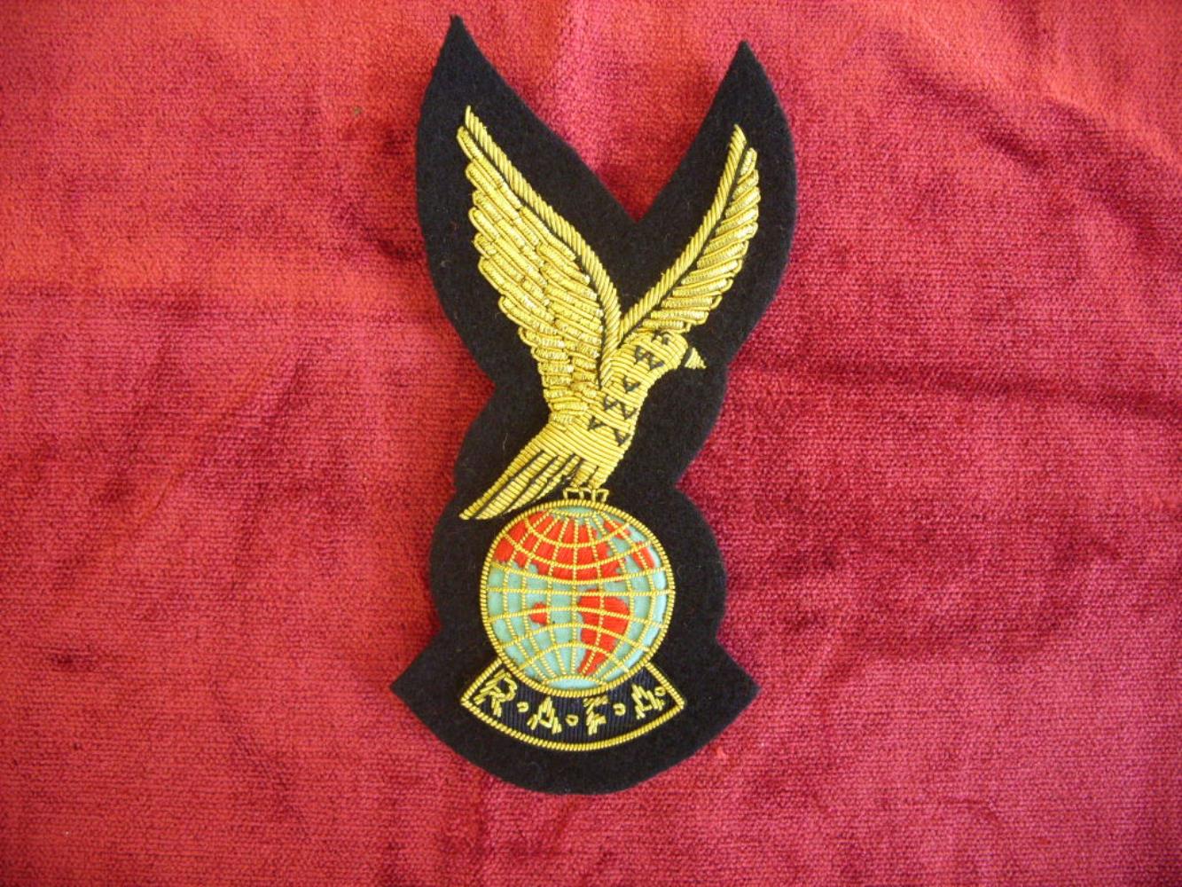 Worcestershire Medal Service: RAFA Wire Blazer Badge