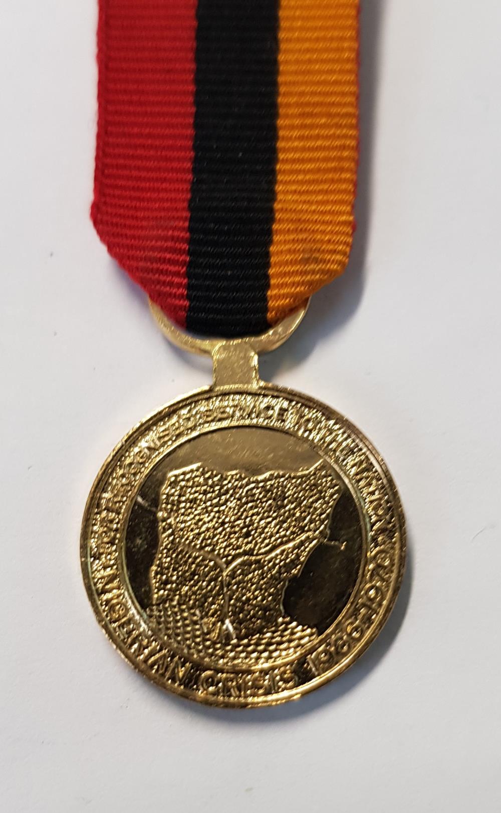 Worcestershire Medal Service: Nigeria - Crisis Medal 1966-70