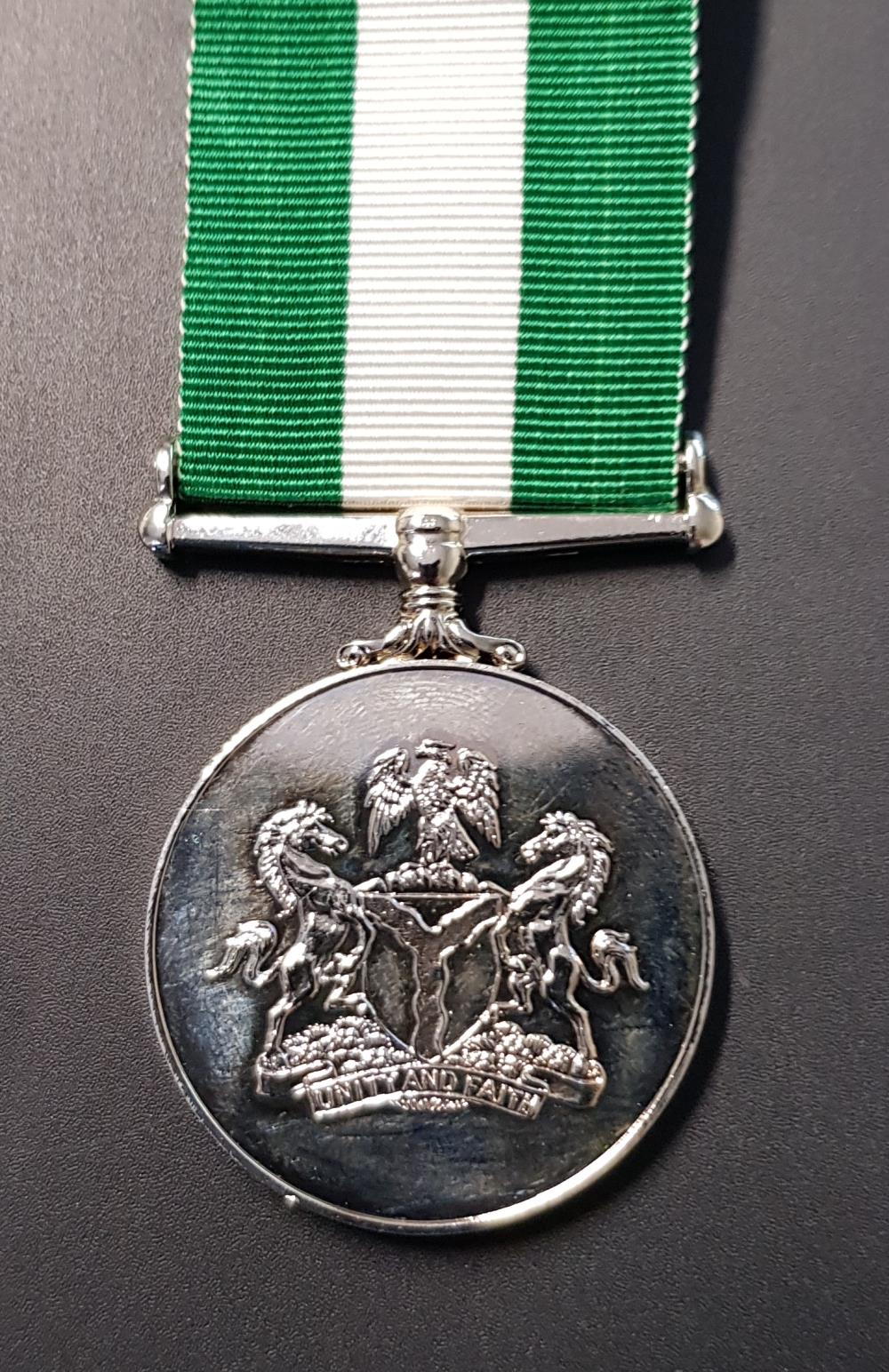 Worcestershire Medal Service: Nigeria - Independence Medal 1960