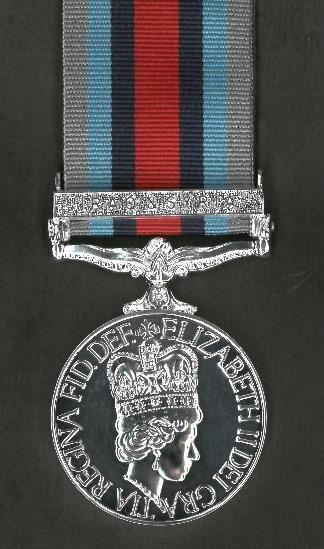 Worcestershire Medal Service: OSM with clasp Iraq & Syria (Op Shader)