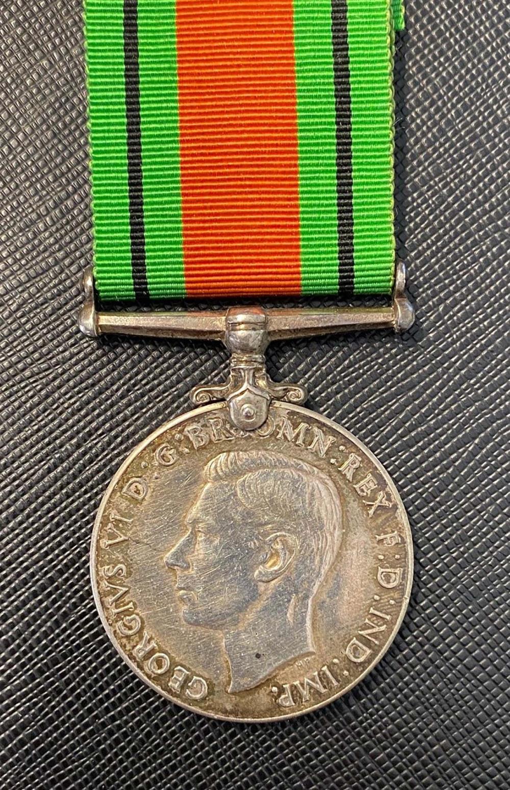 Worcestershire Medal Service: Defence Medal (silver) Canadian issue