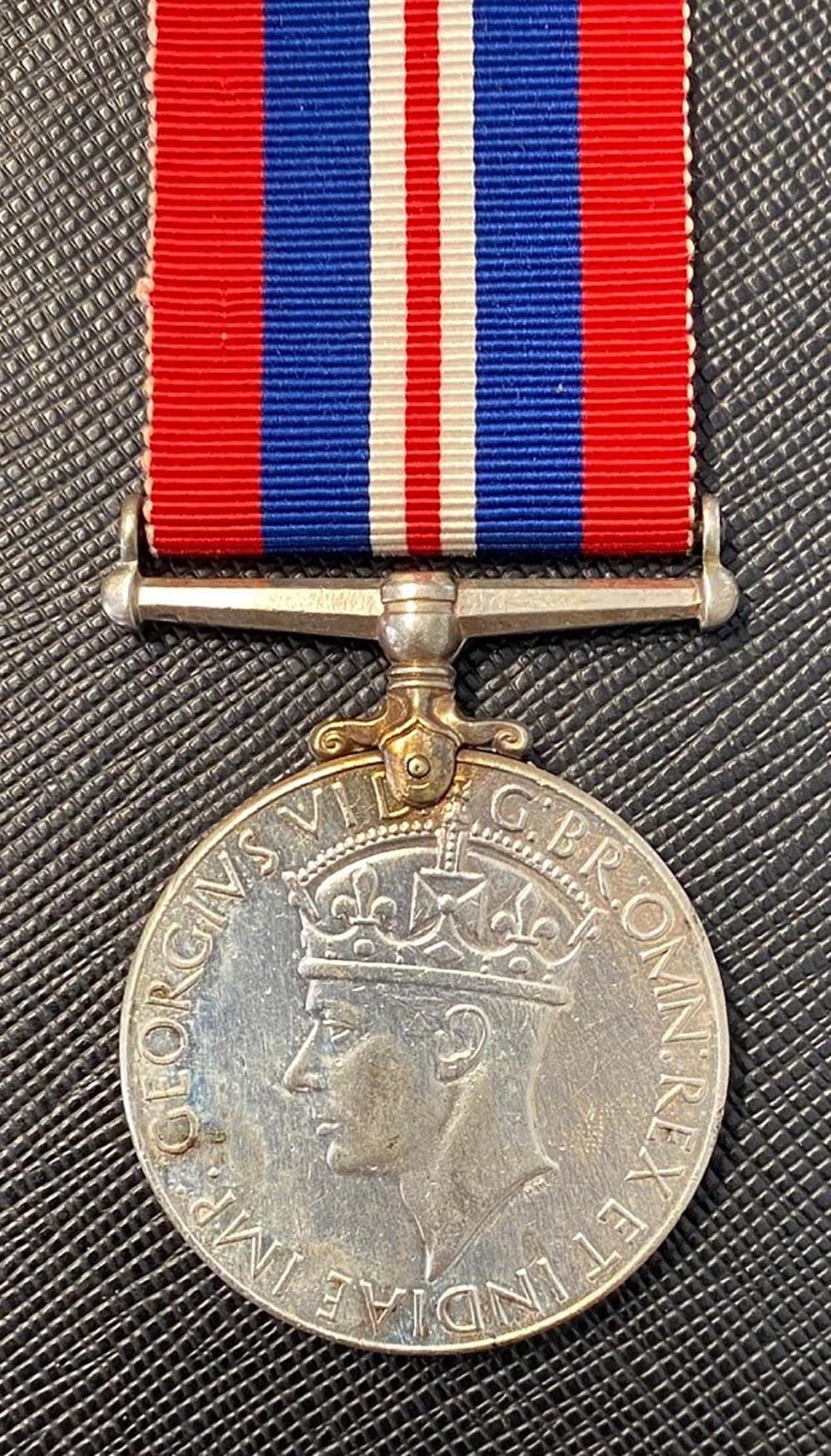 Worcestershire Medal Service: War Medal 1939-45 (silver) Canadian issue