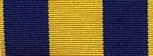 Barbados - Service Star / Medal (16 mm) Miniature Size Ribbon