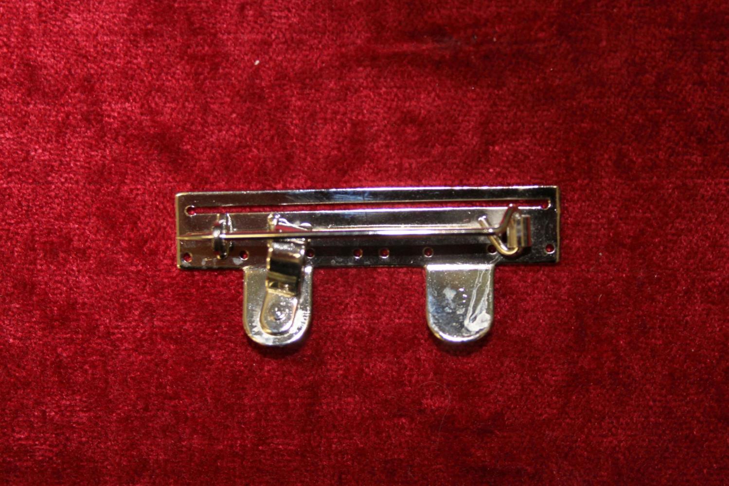 Full size brooch - 2 space (1x38mm ribbon)