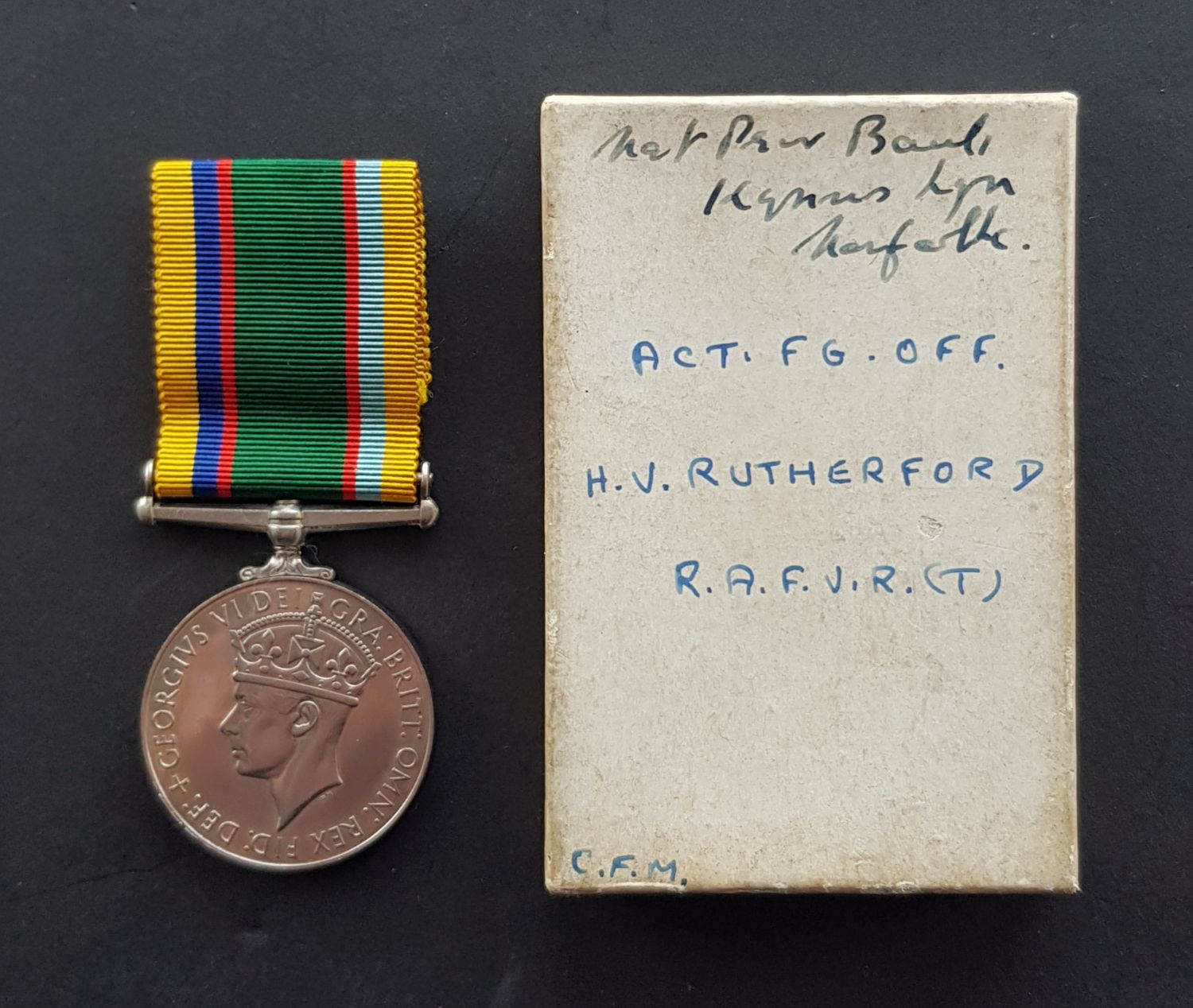 Cadet Force Medal - Rutherford
