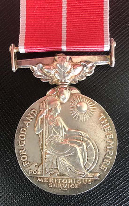 Worcestershire Medal Service: BEM (Military - SSgt Adams, R Signals