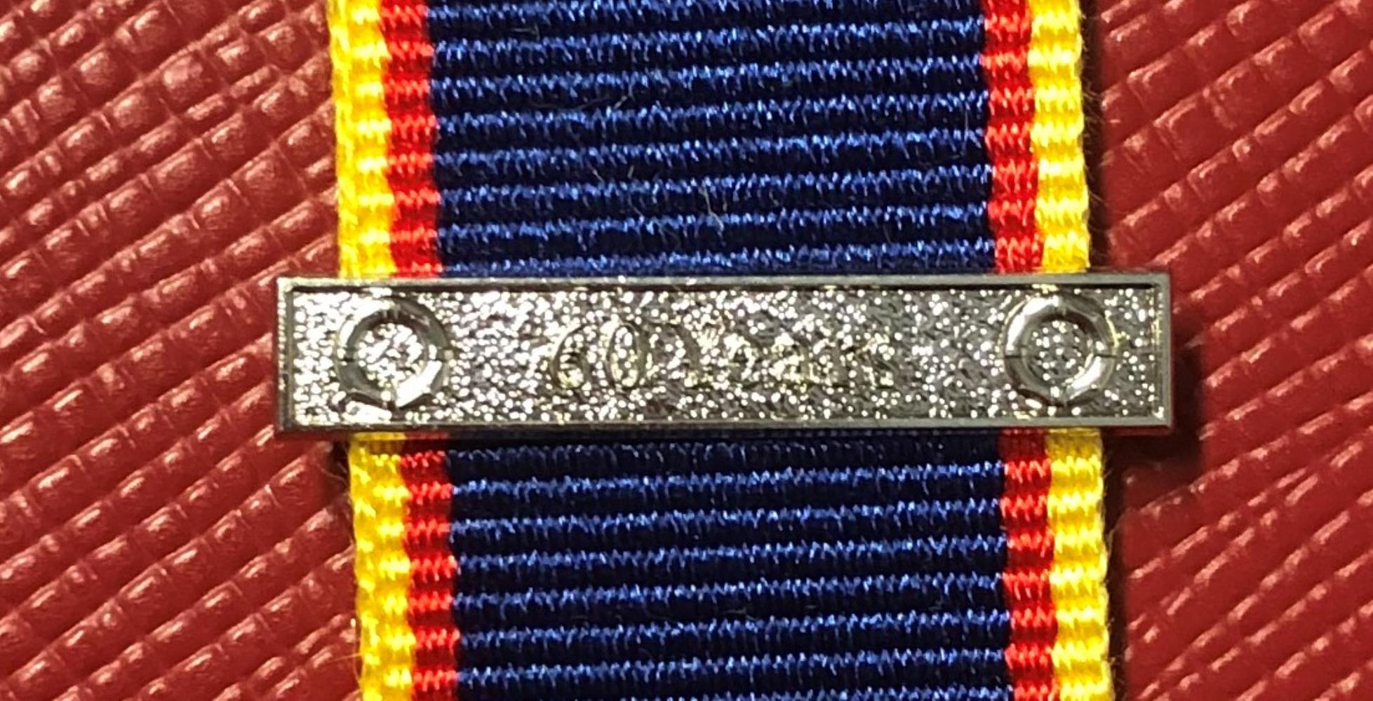 Worcestershire Medal Service: RNLI - 60 year clasp