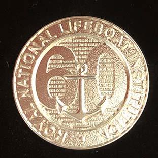 RNLI - 60 year badge cased
